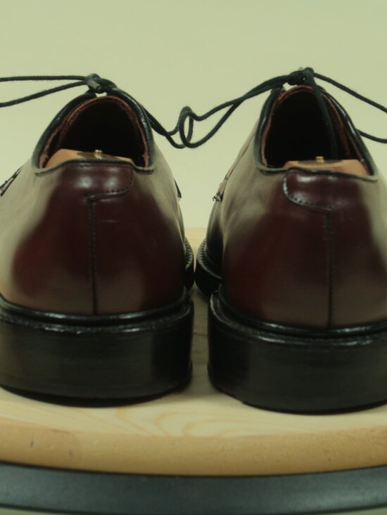 Allen Edmonds Leeds Shell Cordovan Dress Shoes Mens 8.5D Brown PTB main image 4